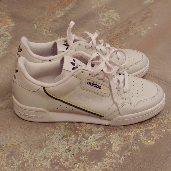 adidas continental 80s yellow